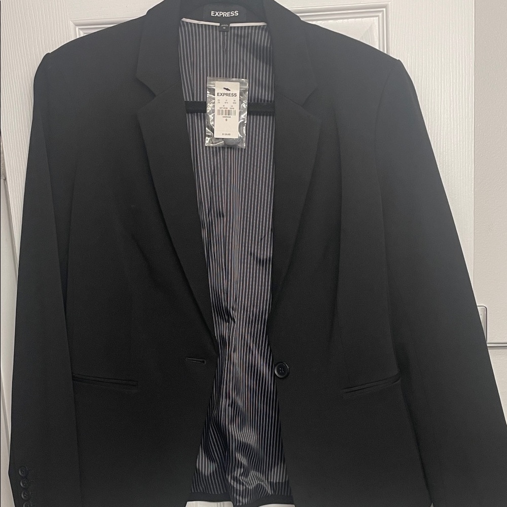 Express Women's Classic Black Sport Coat